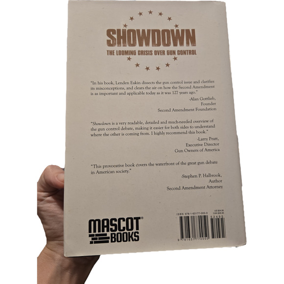Showdown the looming crisis over gun control by Lenden A. Eakin *signed* - Picture 2 of 9